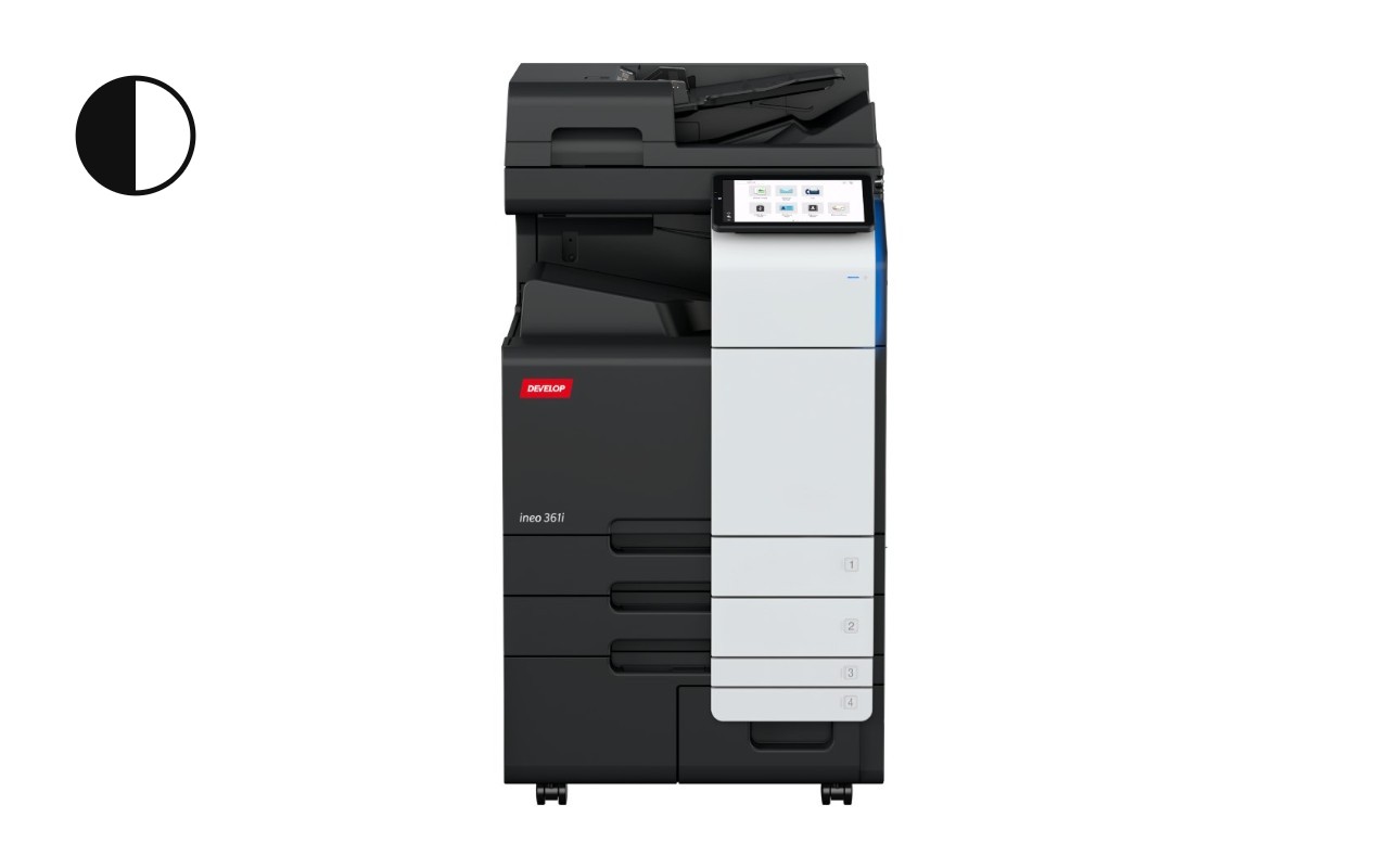 Develop ineo 361i Kserokopiarka Develop ineo 361i – urządzenie monochromatyczne
