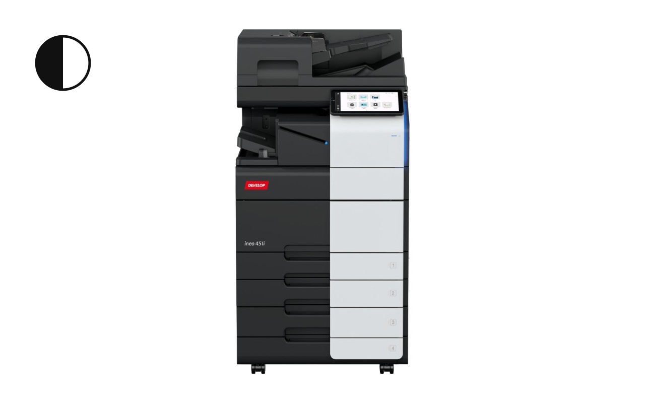 Develop ineo 451i Kserokopiarka Develop ineo 451i – urządzenie monochromatyczne