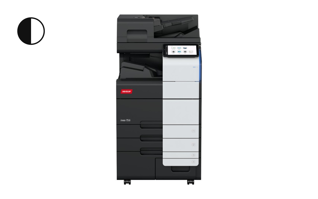 Develop ineo 751i Kserokopiarka Develop ineo 751i – urządzenie monochromatyczne